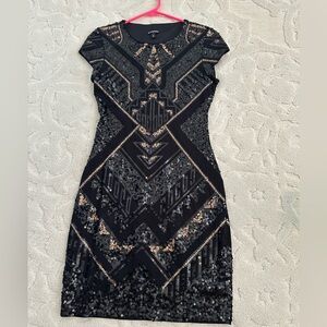 Sequin fitted dress